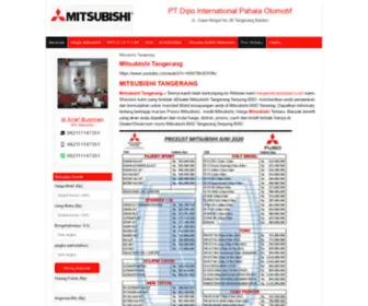 Hargamitsubishibaru.com(Mitsubishi Tangerang) Screenshot