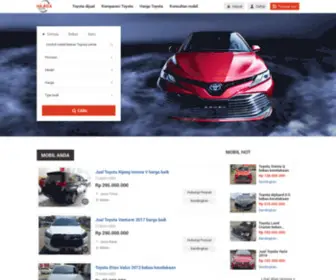 Hargatoyota.com(Situs yang kumpulkan semua informasi terbaru terkait Toyota) Screenshot