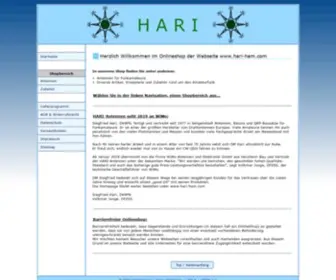 Hari-HAM.com(Shopbereich/Auswahl) Screenshot