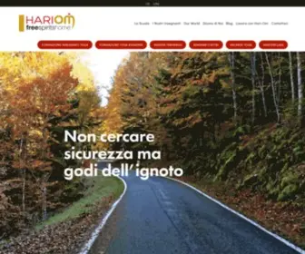 Hari-OM.it(Hari-Om è una Scuola Internazionale di Yoga e Arti Marziali Miste) Screenshot