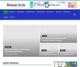 Harianrakyataceh.com(Rakyat Aceh) Screenshot