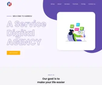 Haribou.com(A Service Digital AGENCY) Screenshot