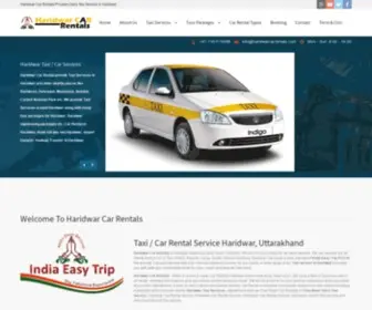 Haridwarcarrentals.com(Haridwar Taxi Service) Screenshot