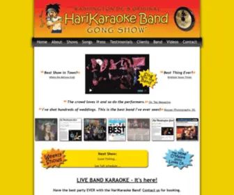 Harikaraokeband.com(DC's Original Live Band Karaoke) Screenshot