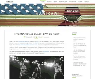 Harikari.com(Cutting through the fat of this world) Screenshot