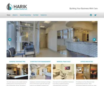 Harikgc.com(HARIK General Contracting & Project Management) Screenshot