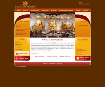 Hariommandir.org(Hari Om Mandir) Screenshot