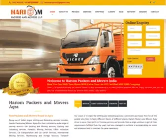 Hariommovers.com(Packers and Movers Agra) Screenshot