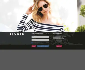 Harir.com(Top Fashion & Lifestyle Brands Online Shopping) Screenshot