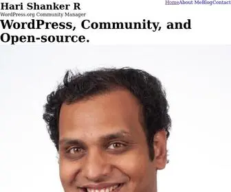 Harishanker.net(Hari Shanker R) Screenshot