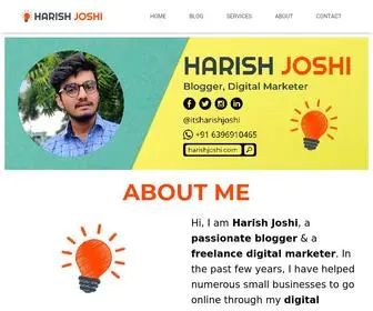 HarishJoshi.com(Harish Joshi) Screenshot