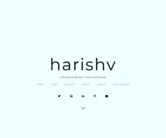 Harishv.me(Contact) Screenshot