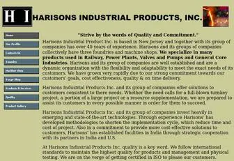 Harisons.com(HARISONS INDUSTRIAL PRODUCTS) Screenshot