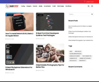 Harispot.com(For Web Designers and Developers) Screenshot