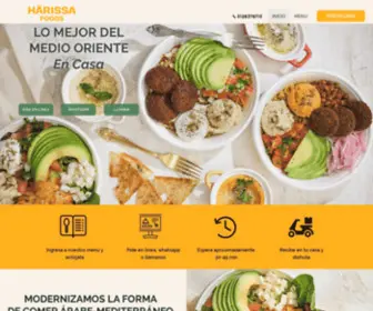 Harissafoods.com(Cocina Árabe) Screenshot