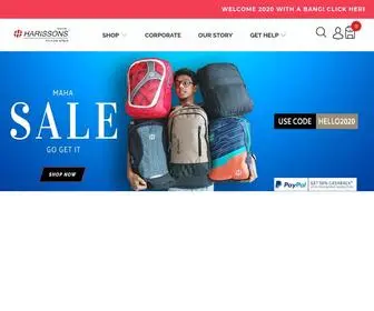 Harissonsbags.com(Best Quality Office or Work Bags for Men and Women Online) Screenshot