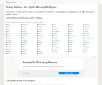 Haritayer.com(Türkiye) Screenshot