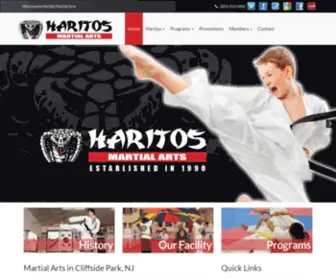 Haritos.com(Haritos Martial Arts) Screenshot