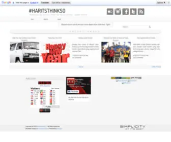 Haritsthinkso.com(#haritsthinkso) Screenshot