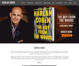 Harlancoben.com(The Official Harlan Coben Website) Screenshot