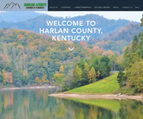 Harlancountychamber.com(The mission of the Harlan County Chamber of Commerce) Screenshot