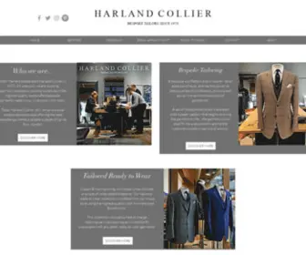 Harlandcollier.com(Bespoke) Screenshot