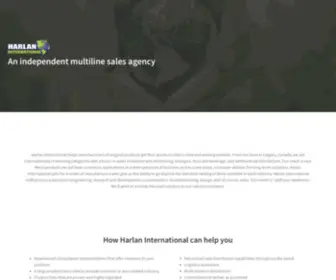 Harlaninternational.com(Independent Multiline Sales Agency) Screenshot