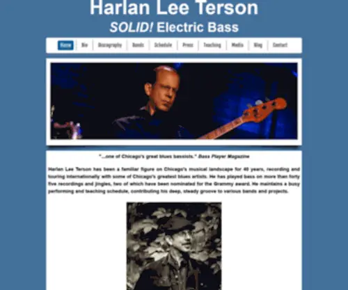 Harlanterson.com(Harlan Lee Terson SOLID) Screenshot