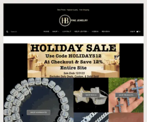 Harlembling.com(Quality iced out hip hop jewelry & watches) Screenshot