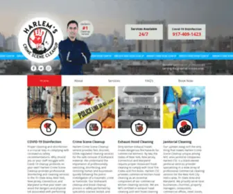 Harlemcsc.com(Harlem Crime Scene Cleanup service) Screenshot