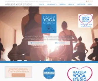 Harlemyogastudio.com(Harlem Yoga Studio) Screenshot