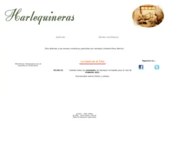 Harlequineras.com(Bienvenidos a Harlequineras) Screenshot