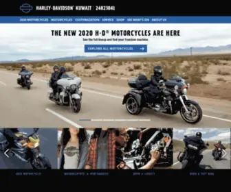 Harley-Davidson-KW.com(Harley-Davidson® Kuwait) Screenshot