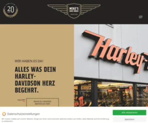 Harley-Davidson-Potsdam.de(Mike´s Bike House) Screenshot