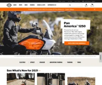 Harley-Davidson.com Screenshot