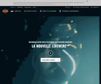 Harley-Davidson.fr(Harley-Davidson France) Screenshot