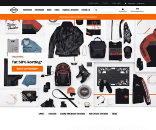 Harley-Davidson.nl Screenshot