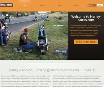 Harley-Sucks.com(Harley Sucks) Screenshot