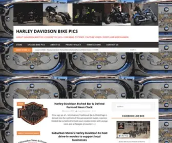 Harleydavidsonbikepics.com(Harley Davidson bike pics) Screenshot