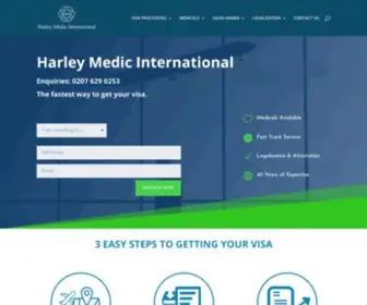 Harleymedic.co.uk(Harley Medic International) Screenshot