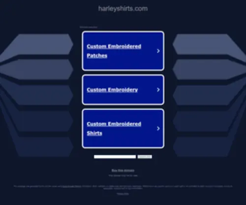 Harleyshirts.com(IIS7) Screenshot