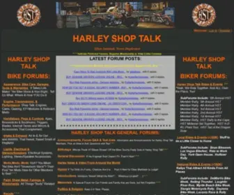 Harleyshoptalk.net(HARLEY SHOP TALK FORUMS) Screenshot