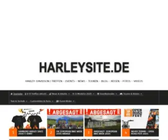 Harleysite.de(Harley-Davidson Events) Screenshot