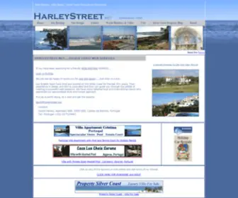 Harleystreet.net(Hosting Design Silver Coast Properties) Screenshot