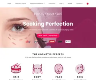 Harleystreetskinclinic.com(The Harley Street Skin Clinic) Screenshot