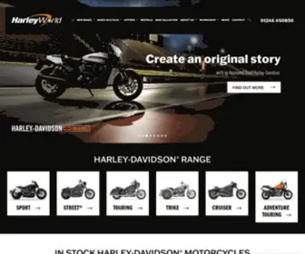 Harleyworldchesterfield.co.uk Screenshot