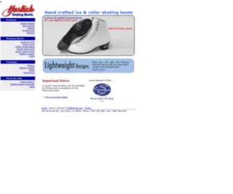 Harlick.com(Harlick Skates) Screenshot