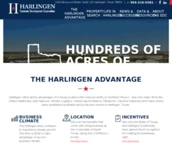 Harlingenedc.com(Harlingen, Texas) Screenshot