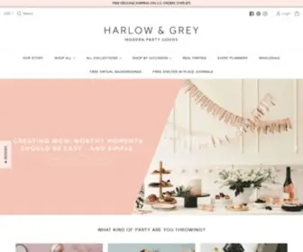 Harlowandgrey.com(Harlow & Grey) Screenshot