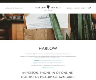 Harlowpdx.com(Harlow cafe and juice bar) Screenshot
